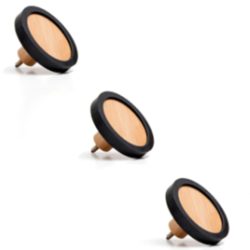 

3Pcs Coat Rack Hook Creative Decoration Round Clothes Hook Hanging Wall Wooden Coat Hook Wall Hanging Solid Wood Home Wall Decor