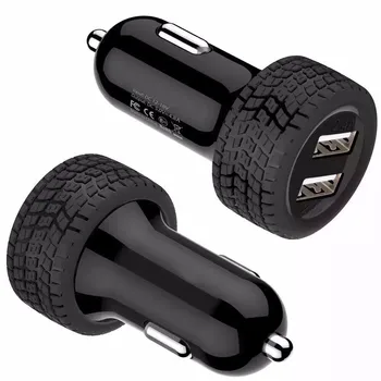 

Car Dual USB 3.1A Car Charger 12V Cigarette Lighter Outlet For Car Socket Auto Universal LED 10W Fast Charger Adapte