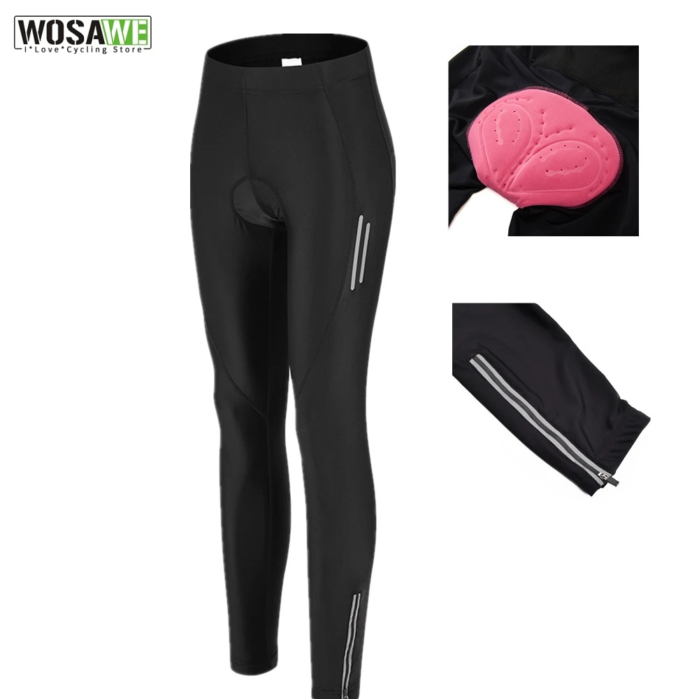 Women Cycling Long Pants Reflective MTB Downhill Mountain Bike Trousers