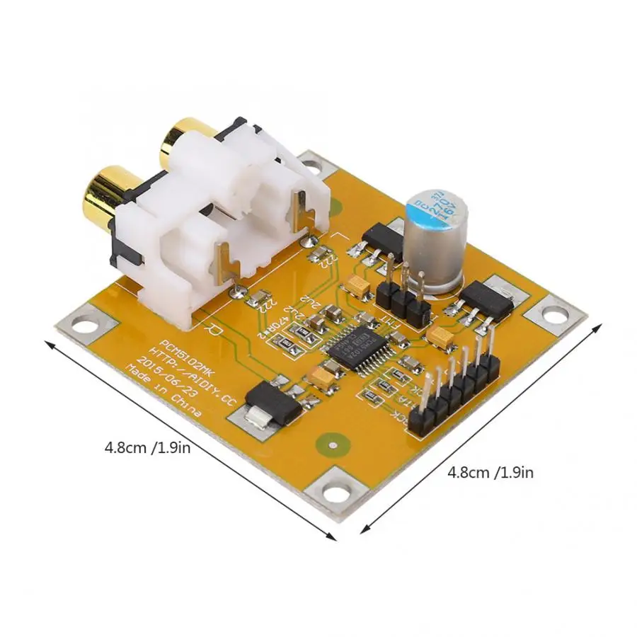 PCM5102 декодер DAC модуль декодирования ies PI плеер собранная плата 32 бит 384K аудио DAC плата