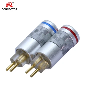 

2pcs MMCX Earphone Pin Plug Connector, 0.78mm MMCX Pin Plugs for Westone UM3X W4R UE18, Carbon Fiber shell