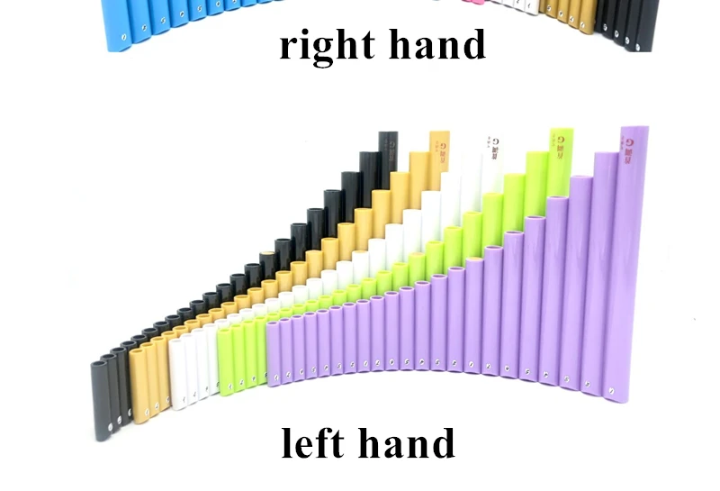 Горячая 22 трубы ABS пластиковые panges G Key Pan трубы ручной работы народные Музыкальные инструменты Pan флейта правая/левая рука Pan флейты