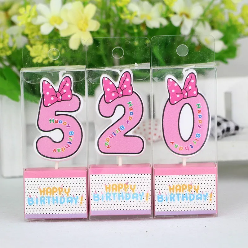 

Birthday Candle Mickey Minnie Mouse Candle 0 1 2 3 4 5 6 7 8 9 Anniversary Cake Numbers Age Candle Party Supplies Decoration