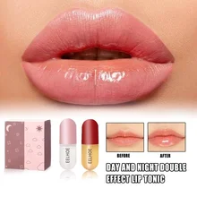 Day Night Instant Volume Lips Plumper Oil Moisturizing Repairing Reduce Lip Fine Line Cosmetics Sexy Lip Plump Enhancer Makeup