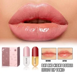 Day Night Instant Volume Lips Plumper Oil Moisturizing Repairing Reduce Lip Fine Line Cosmetics Sexy Lip Plump Enhancer Makeup