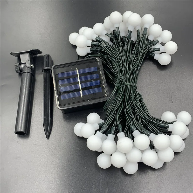 100LED Solar String Flowers Fairy Lights 10m 20m Waterproof Outdoor Solar String Lights Decorated Garden Christmas Holiday light solar flood lights outdoor