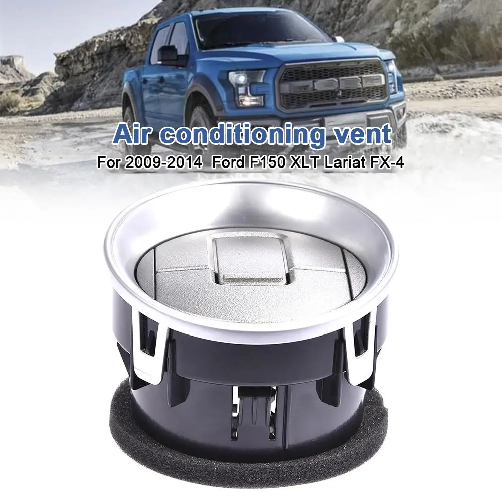 

2009-2014 Ford F-150 Dashboard AC Heater 2009-2014 Fit For XLT Lariat FX-4 Air Vent Duct Chrome OEM OE: 9L3Z-19893-CA