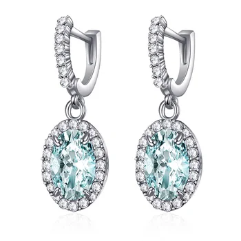 

Fashion Opal Earrings Classic Lady Dangle Earrings Jewelry for Women Wedding Statement Earrings Party Best Gift
