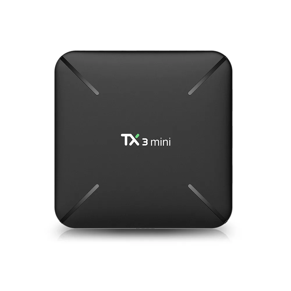 TX3 Мини ТВ-приставка Android 7 1 Smart TV H2.65 IP 4K WiFi телеприставка Media Player Amlogic S905W 2 Гб 16