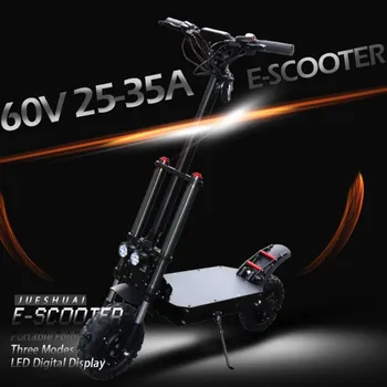 

Electric Scooter 80KM/H 60V 3200W Off Road E Scooter Electric Dual Moto Lithium Battery 100KM Escooter Adulto Patinete Eléctrico