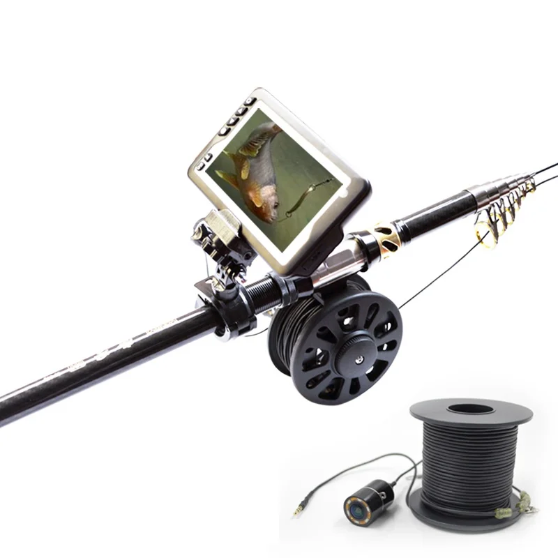 

20202019 NEW 15M/25M Fishing Finder Underwater Ice Fishing WIFI LED Night Vision Camera 4.5'' LCD Monitor