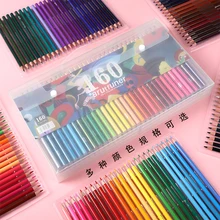 120/160 цветов деревянные цветные карандаши набор Lapis De Cor художественная живопись масляный цветной карандаш для школы Рисование принадлежности для художественных эскизов