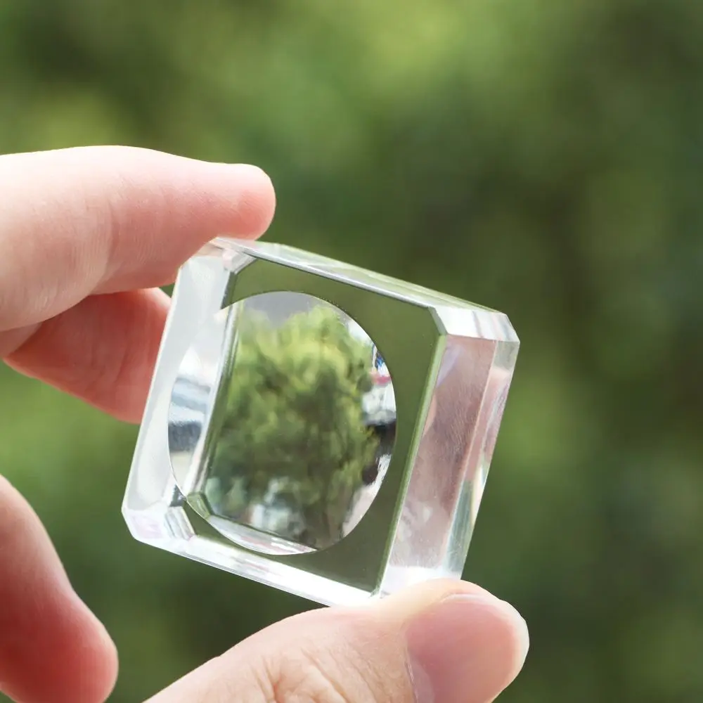 Square Glass Crystal Sphere Base Transparent Support Glass Holder Ball Display Stand Pedestal Holder Home Decor