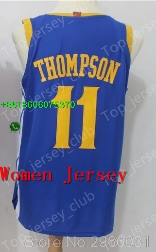 for Women A+++ качество для взрослых женщин#11 Клай Томпсон 23 драймон Грин 0 demarus Cousins 9 Andre Iguodala Jersey Golden State - Цвет: for Women