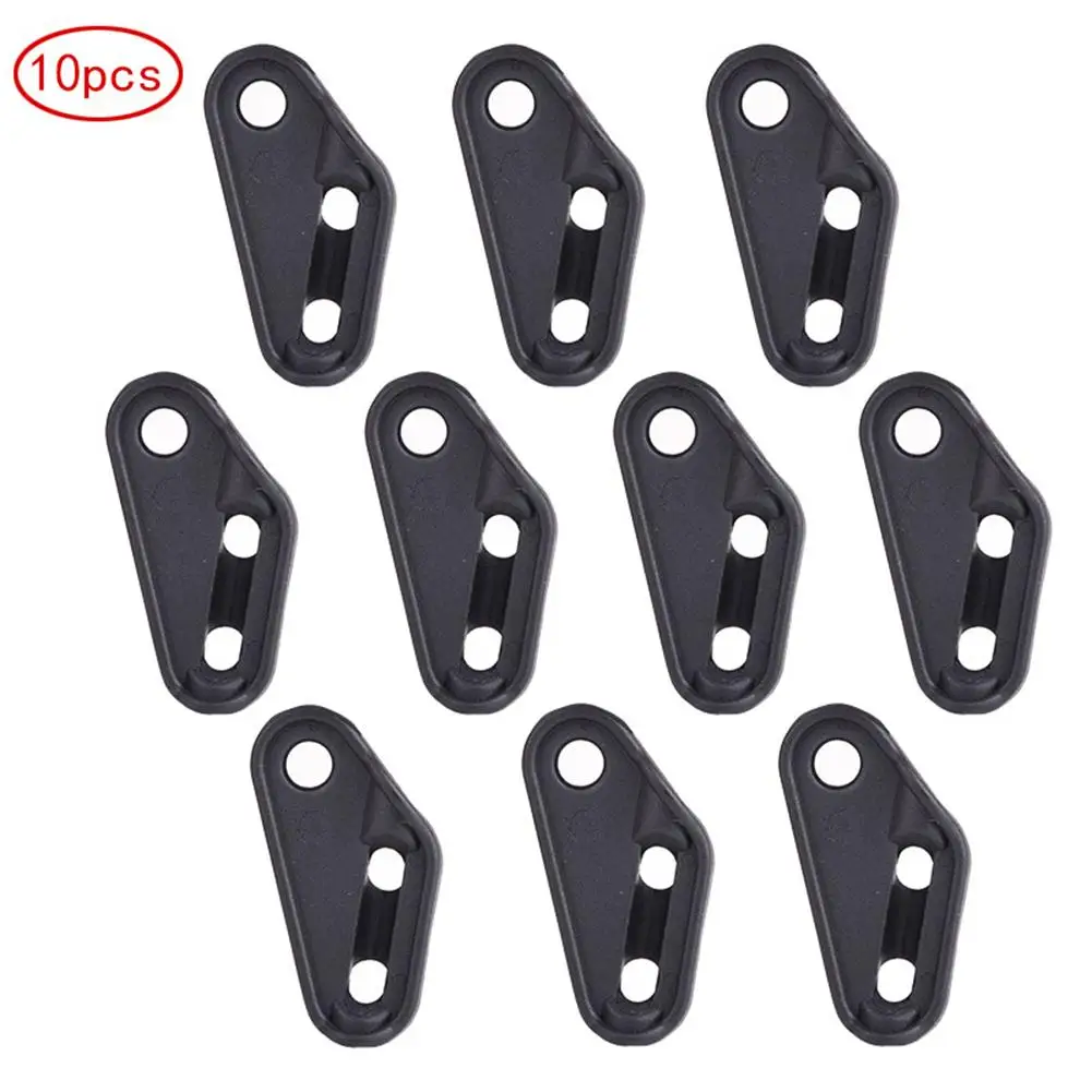 

10PCS Quick Knot Tent Wind Rope Buckles Triangular Wind Rope Buckles for Camping Hiking Tightening