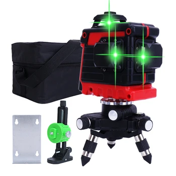 

Laser Level 12 Lines 3D Self-Leveling 360 Horizontal And Vertical Laser Level Cross Powerful Green Beam Line For Construction
