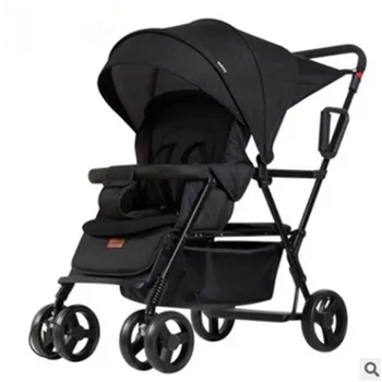 

Twin baby stroller Longfeng second child can sit and fold folding ultra-light double baby stroller