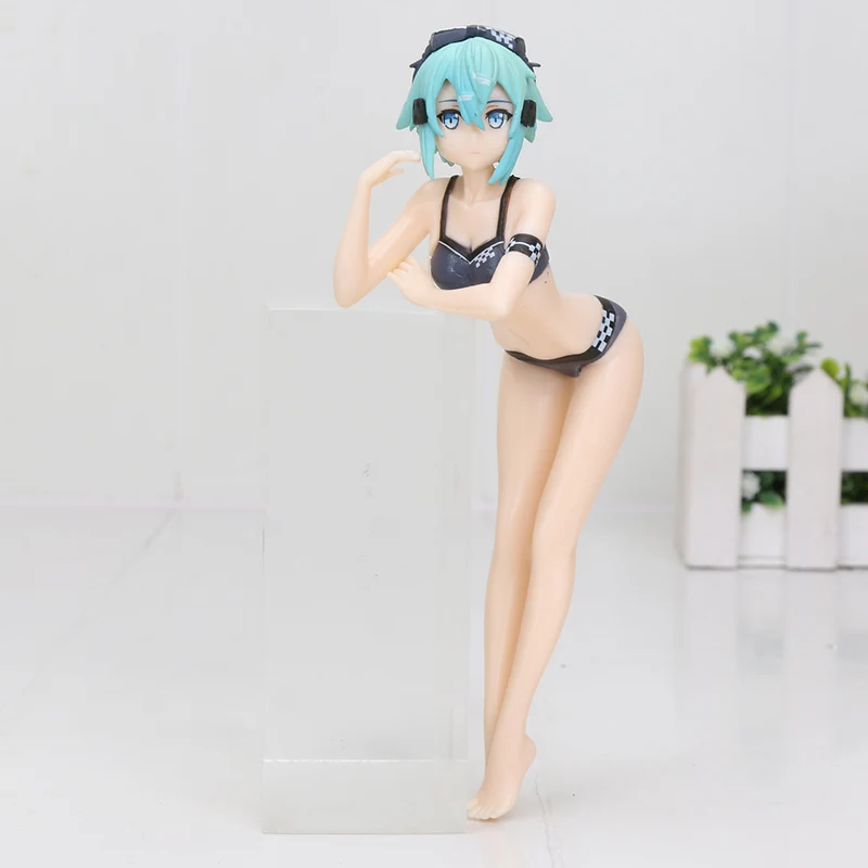 sinon opp bag 10 см мультфильм меч искусство онлайн фигурка игрушка SAO YUI под мир девушка Сидя Фигурка Модель Кукла - Цвет: sinon opp bag