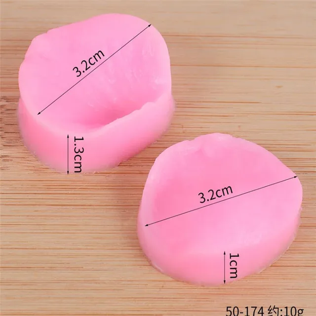 2Db/Set Nagy Rózsaszirom Szilikon Cukros Penész Esküvői Torta Díszítő Szerszámok Virág Fondant Csokoládé Desszert - Image 6