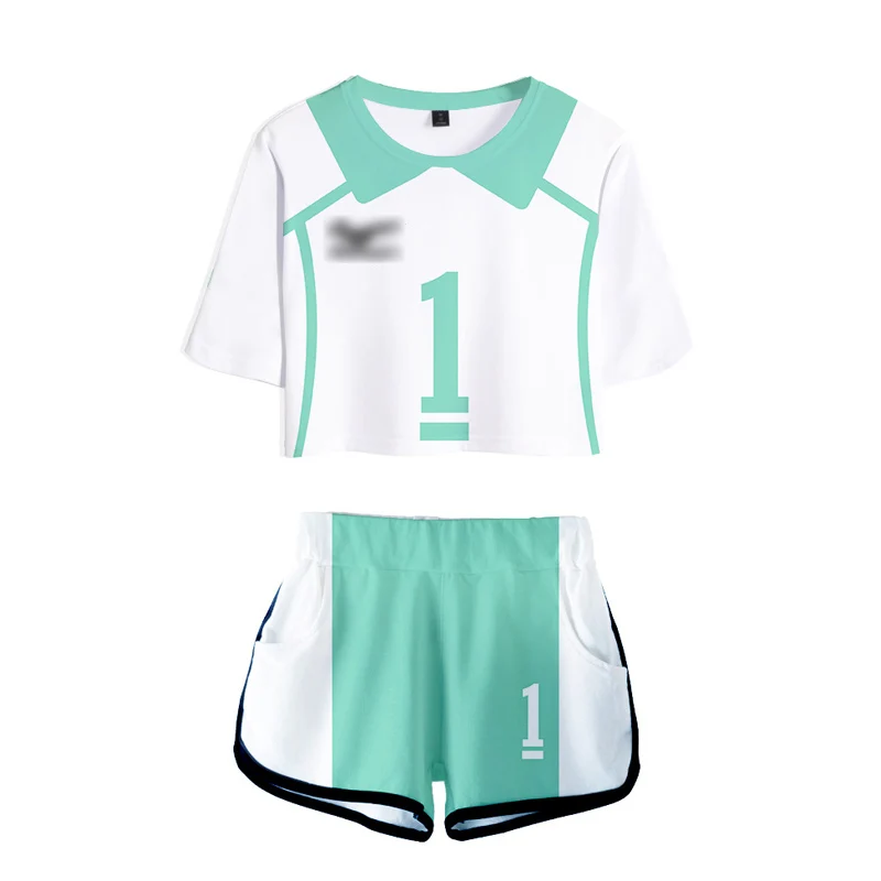 REEMONDE Haikyuu Cosplay Costume Hinata Shoyo Shirt Shorts Bokuto Kotaro Cos Akaashi Keiji Suits Women Men High School Uniform -Zentai shop online Hc52fc34c69d445d089a8e8ea82a18fa5f.jpg