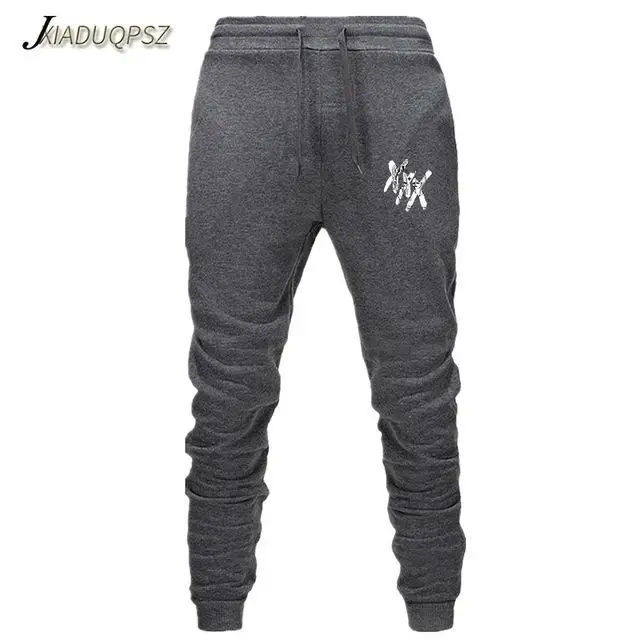 Neue mnner Hosen, уличный стиль, хип-хоп, XXXTentacion, Повседневный, Hosen Mnner, фитнес, Jogger Jogginghose Herbst, флисовый, Verdickung Schnrung - Цвет: WY1117 dark grey