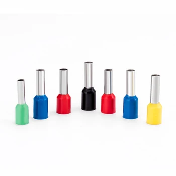 

Needle Type cold-pressed terminal VE0508 copper tube type European wiring terminal wire ear pin pre-insulated terminal VE