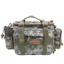 TSURINOYA многофункциональная Рыболовная Сумка Y7 высокой емкости YKK на Молнии Рыболовная Снасть приманка сумка через плечо холщовая поясная сумка