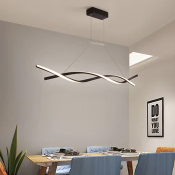 

800/1000/1200mm modern led pendant lights lamp for dining room kitchen room home matte white/Grey handing pendant lamp fixtures