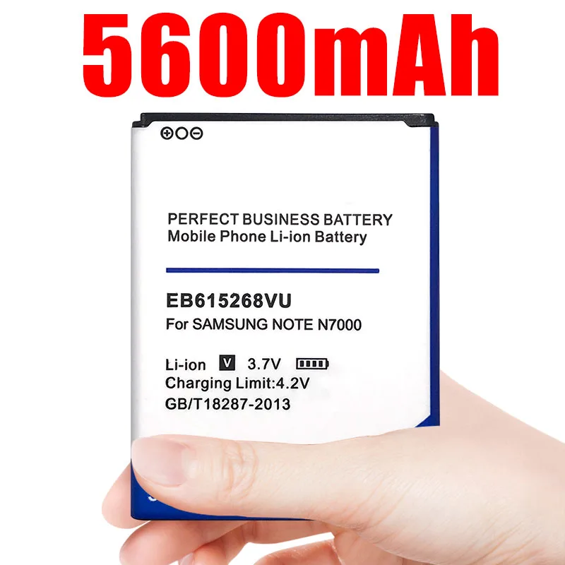 

Высококачественный аккумулятор 5600 мАч Eb615268vu Для Samsung Note 1 N7000 I9220 N7005 I9228 I889 I717 T879