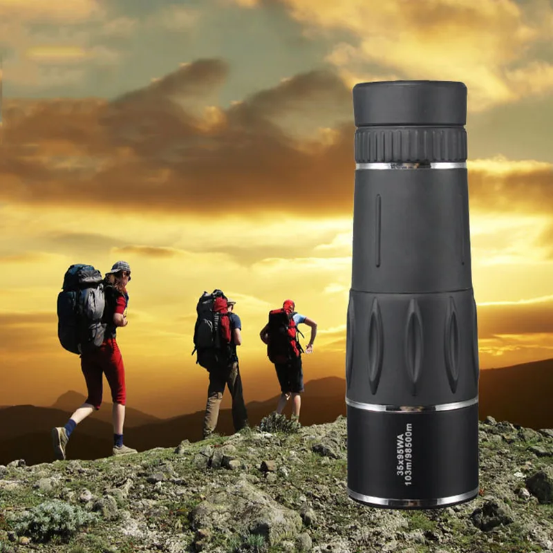 

Powerful 35X95 Monocular HD Vision Telescope Waterproof Long Range Binoculars Monocular For Camping Bird-watching Day And Night
