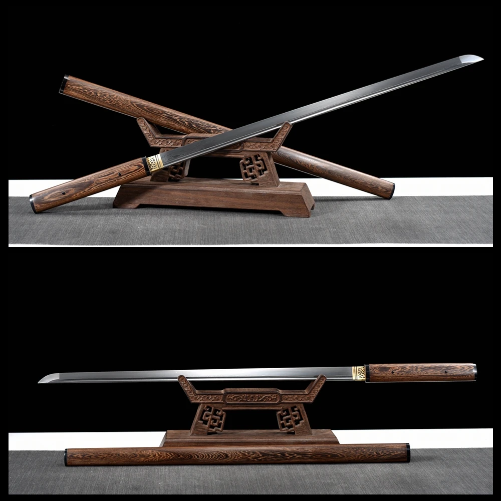 HIGH QUALITY ZATOICHI JAPANESE SAMURAI NINJA SWORD 8196 LAYERS DAMASCUS BLADE
