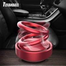 Автомобильный освежитель воздуха с двойной петлей и поворотной подвеской на приборной панели, освежитель воздуха, автомобильный Ароматерапевтический диффузор, декор интерьера, автомобильные аксессуары