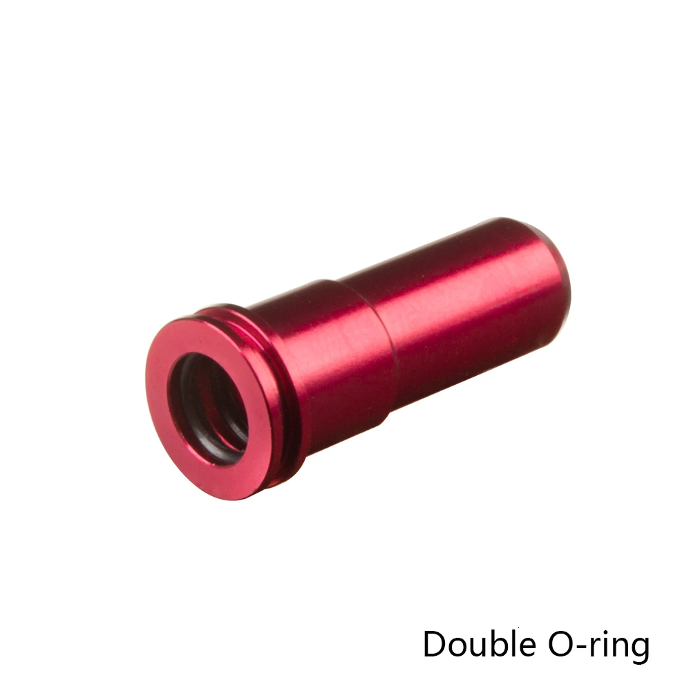 Высокое уплотнение CNC алюминиевое двойное уплотнительное кольцо воздушного уплотнения сопло для M4 M16 Серии страйкбол AEG Охотничьи аксессуары - Цвет: M4 Double O-ring