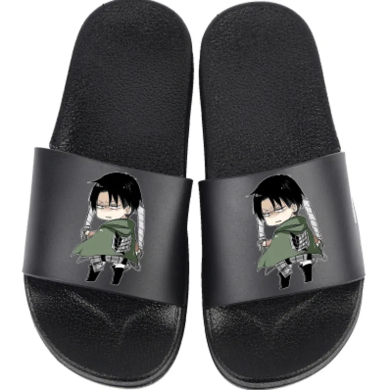 Anime Attack on Titan Slippers Unisex Cartoon Slippers Shingeki Kyojin  Cosplay Slides Beach Sandals Outside Non slip Flip Flops|Shoes| - AliExpress