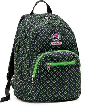 

ZAINO INVICTA format - WALLPAPER - Verde Nero - scuola e tempo libero - 31 LT