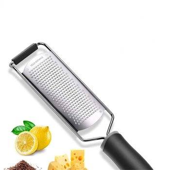 

50 pcs Parmesan Cheese Grater Shredder Lemon Zester for Chocolate Coconut Citrus Ginger Fine Grate Spices Vegetable Fruit Tool