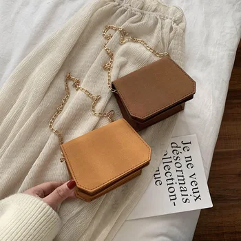 

ins matte mini square bag 2020 new bag female chain shoulder messenger female bag coin purse women handbags
