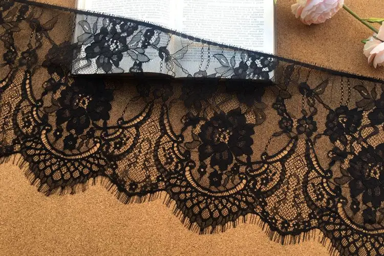 Кружевная ткань для рукоделия, 6 м/лот, 27 см | Дом и сад | АлиЭкспресс
