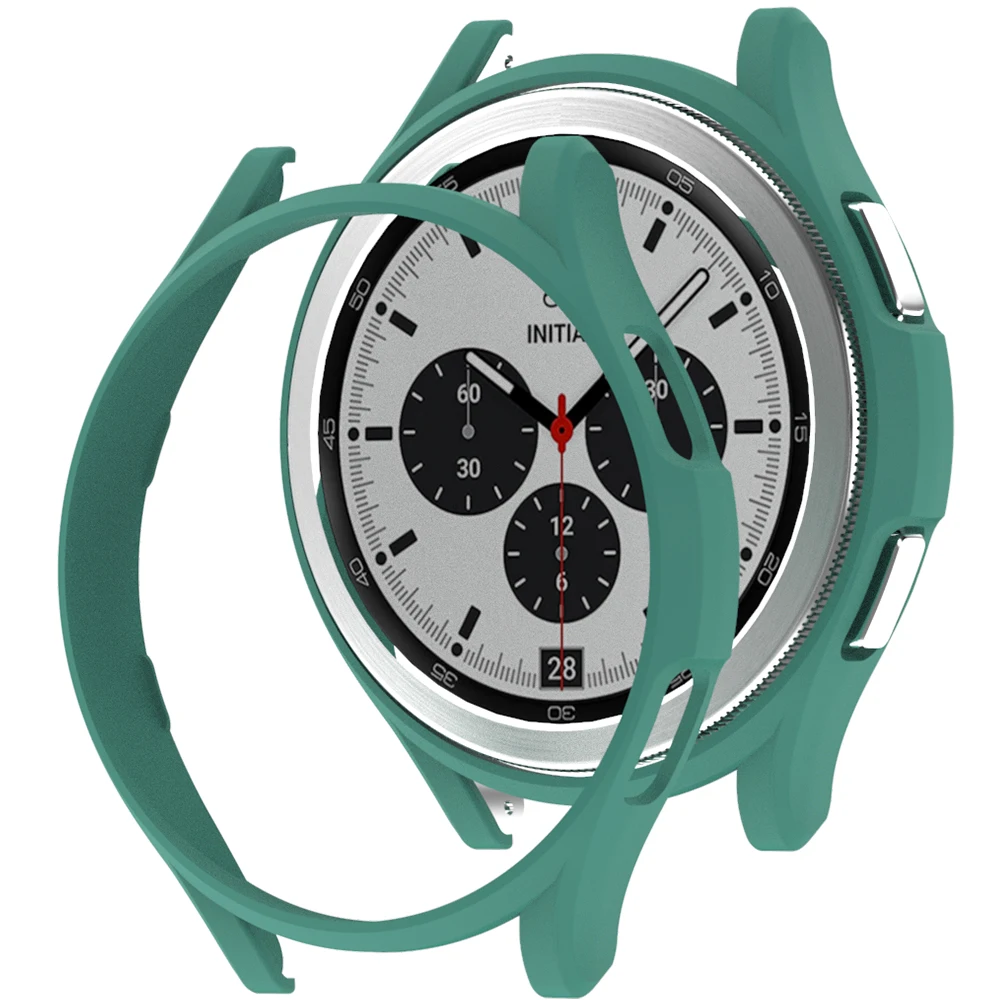 Uhrenabdeckung für Samsung Galaxy Watch 4 Classic 42 mm 46 mm, PC-Gehäuse, Rundum-Schutzhülle für Watch 6 Classic 43 47 mm – Detail 3