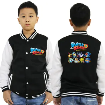 

2020 Baby Boys Jackets Los Super Zings Series 4 Print Piano Superzings Kids Baseball Jacket Children Spring Aurumn Girl Clothing
