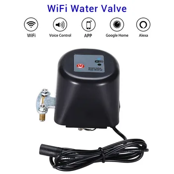 

Smart Water Valve Wifi Control Water/Gas Shut Off APP Remote Timing Controler Automatic Valve for Kitchen Garden Farm ALI88