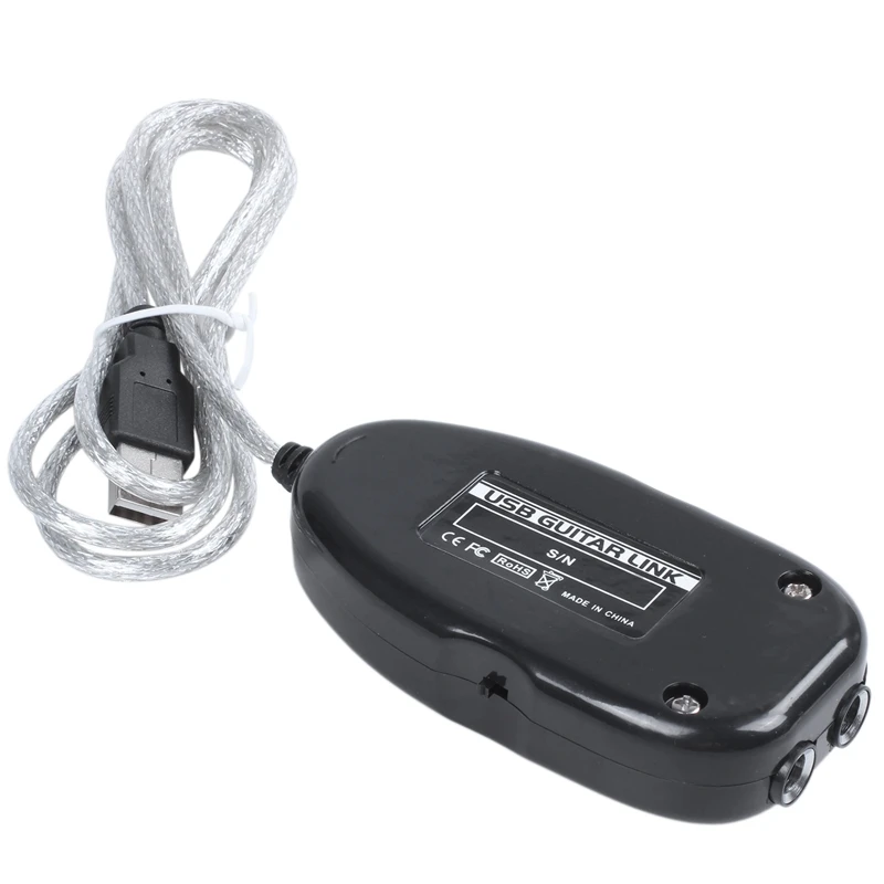 Переходник с гитары на USB интерфейса для MAC/PC записи CD Studio Laptop|Детали и аксессуары