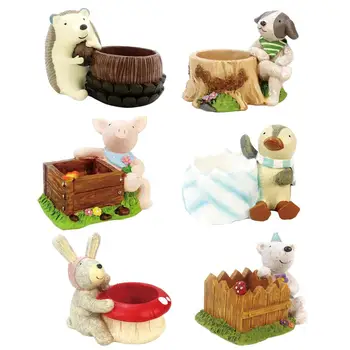 

Animal Succulent Flower Pot Decoration In The Forest