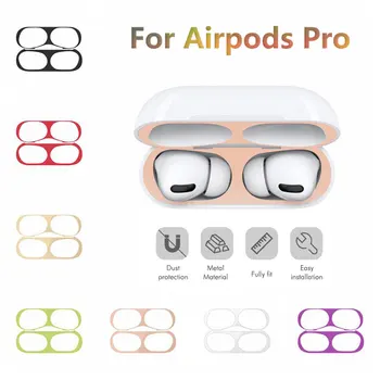 

For AirPods Pro 3 Full Protective Cover Metal Film Sticker Dust Guard Thin Dust-proof Protective Film For Air pods Pro 2019 Pro