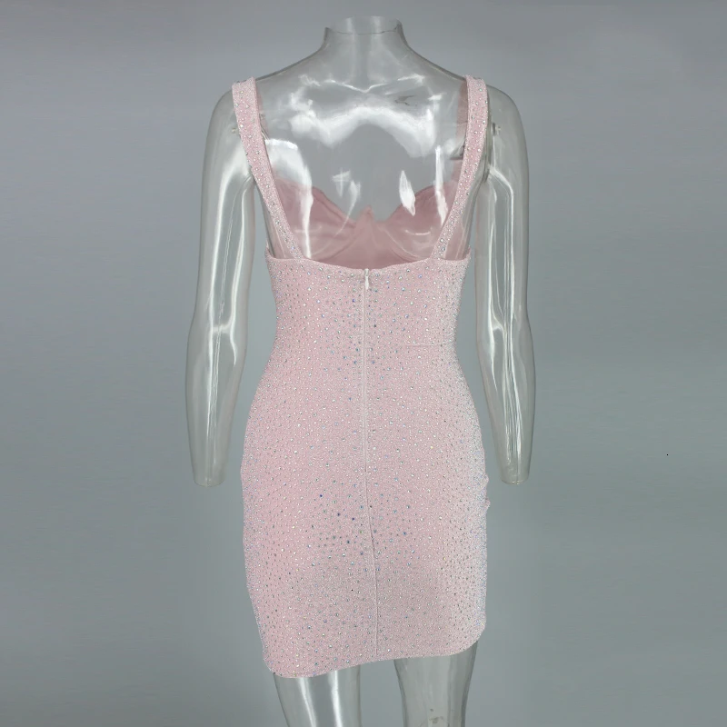 Tobinoone, сексуальное женское платье, Осеннее, Vestidos Verano,, облегающее, с открытой спиной, на тонких бретелях, с блестками, Клубные, вечерние платья знаменитостей
