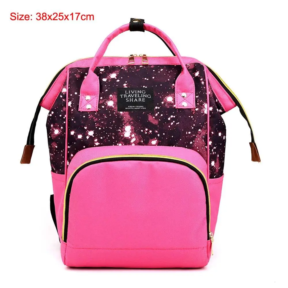 7 цветов, модная сумка для мам, подгузник, Большая вместительная сумка для малышей, рюкзак для путешествий, сумка для ухода за ребенком - Цвет: 11