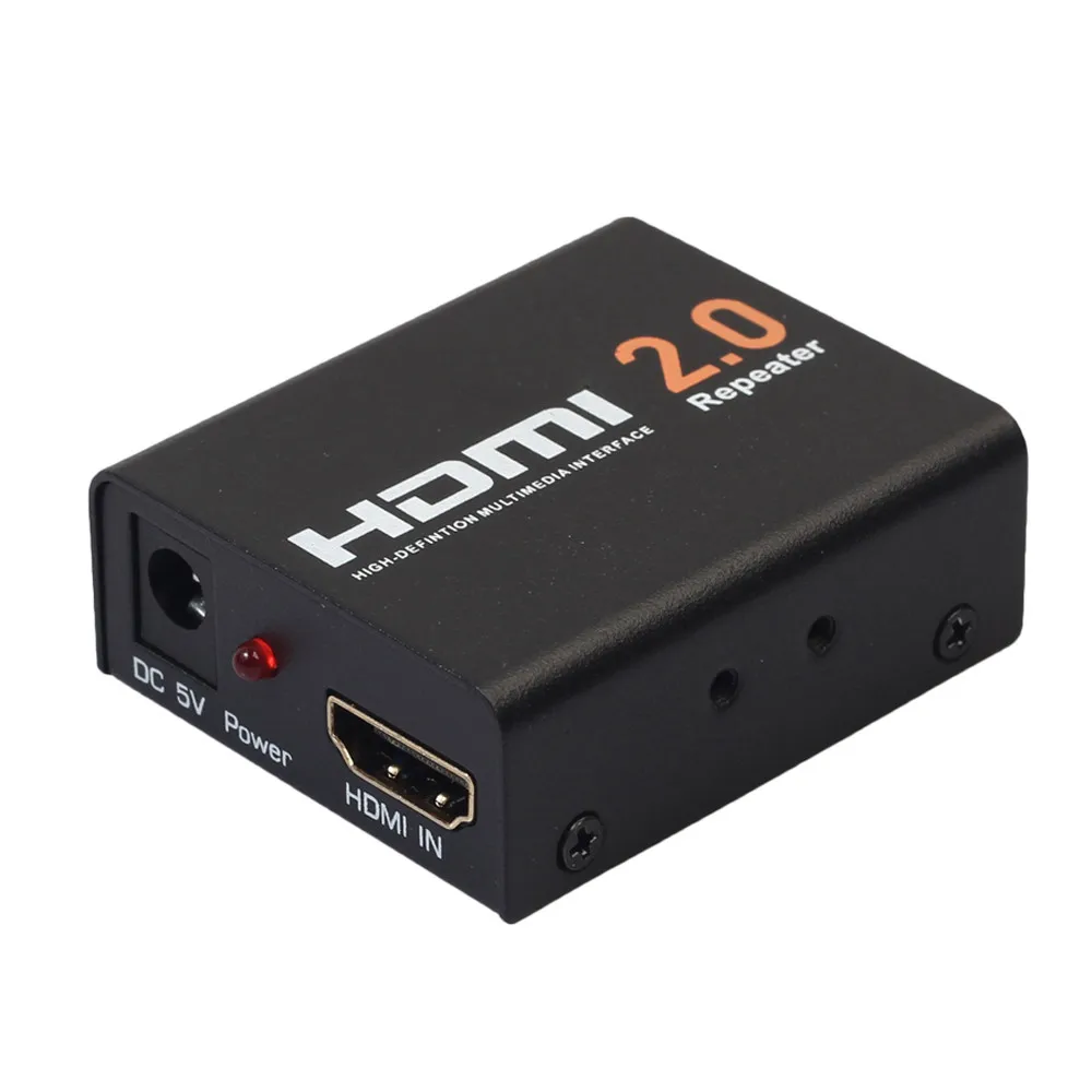 HDMI 2,0 ретранслятор расширитель сигнала Усилитель переходник для бустера 4 K/2 K HDCP 2,2 EDID высокое качество гарантировано Full HD Трансмиссия S27