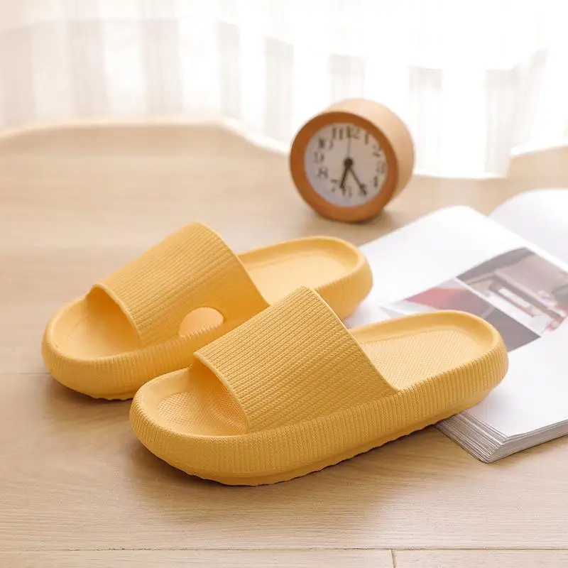 Thick Platform EVA Slippers Summer Beach Home Wearing Latest Technology-Super Soft Sole Anti-slip Shoes Indoor Fashion Slipper 