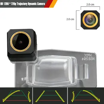 

HD 1280x720p 3rd Night Vision Golden Camera Rear View Backup Camera Trajectory Dynamic Parking Line for Haima Family 2014