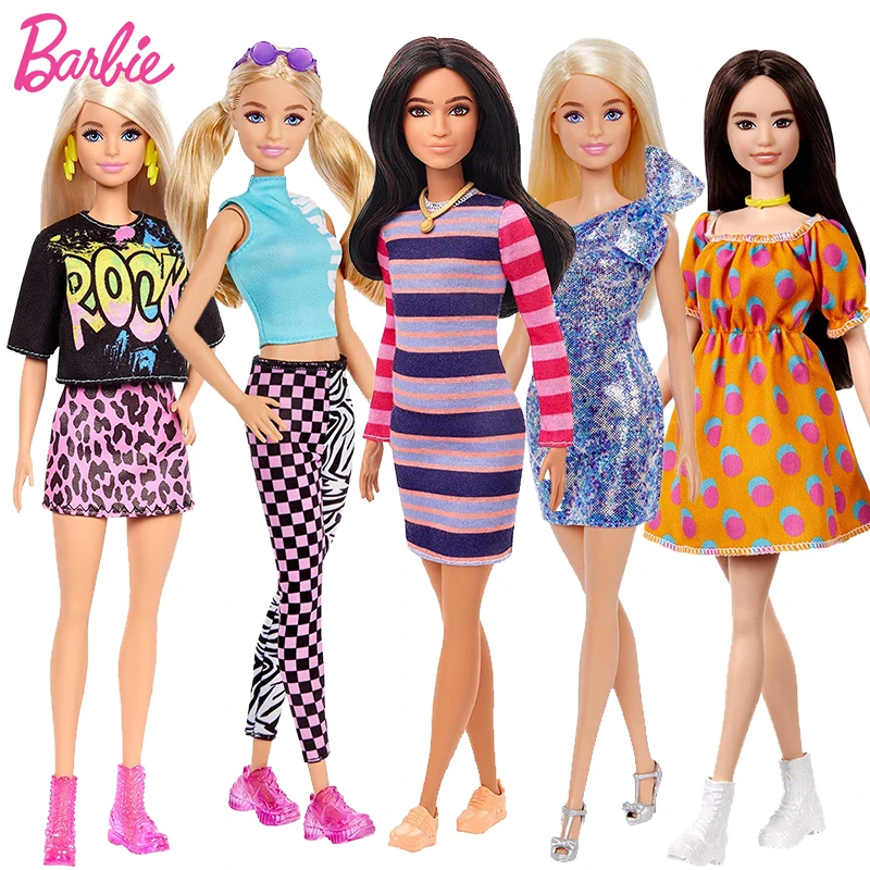Algebra realiteit Niet doen Originele Barbie Pop Fashionista Pop Dress Up Kleding Prinses Speelgoed  Meisje Speelhuis Speelgoed Meisje Verjaardag Christmas Gift|Poppen| -  AliExpress